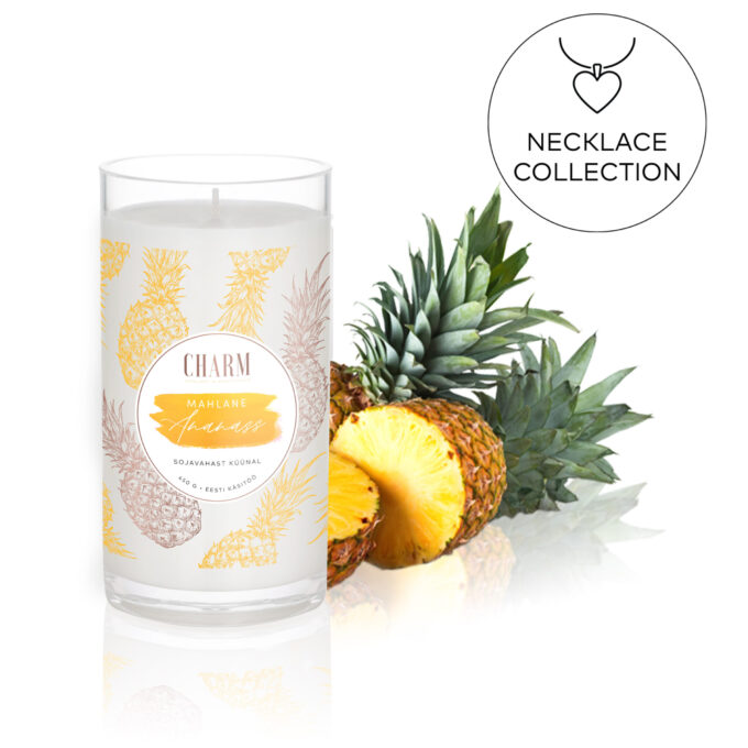Charm Candle "Mahlane ananass" - Kaelakeega