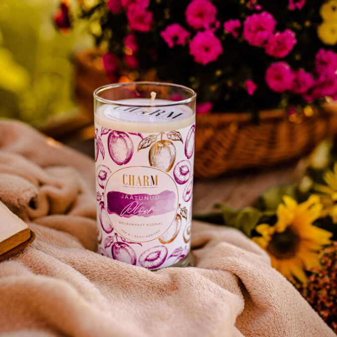 Charm Candle "Jäätunud ploom" - Kaelakeega